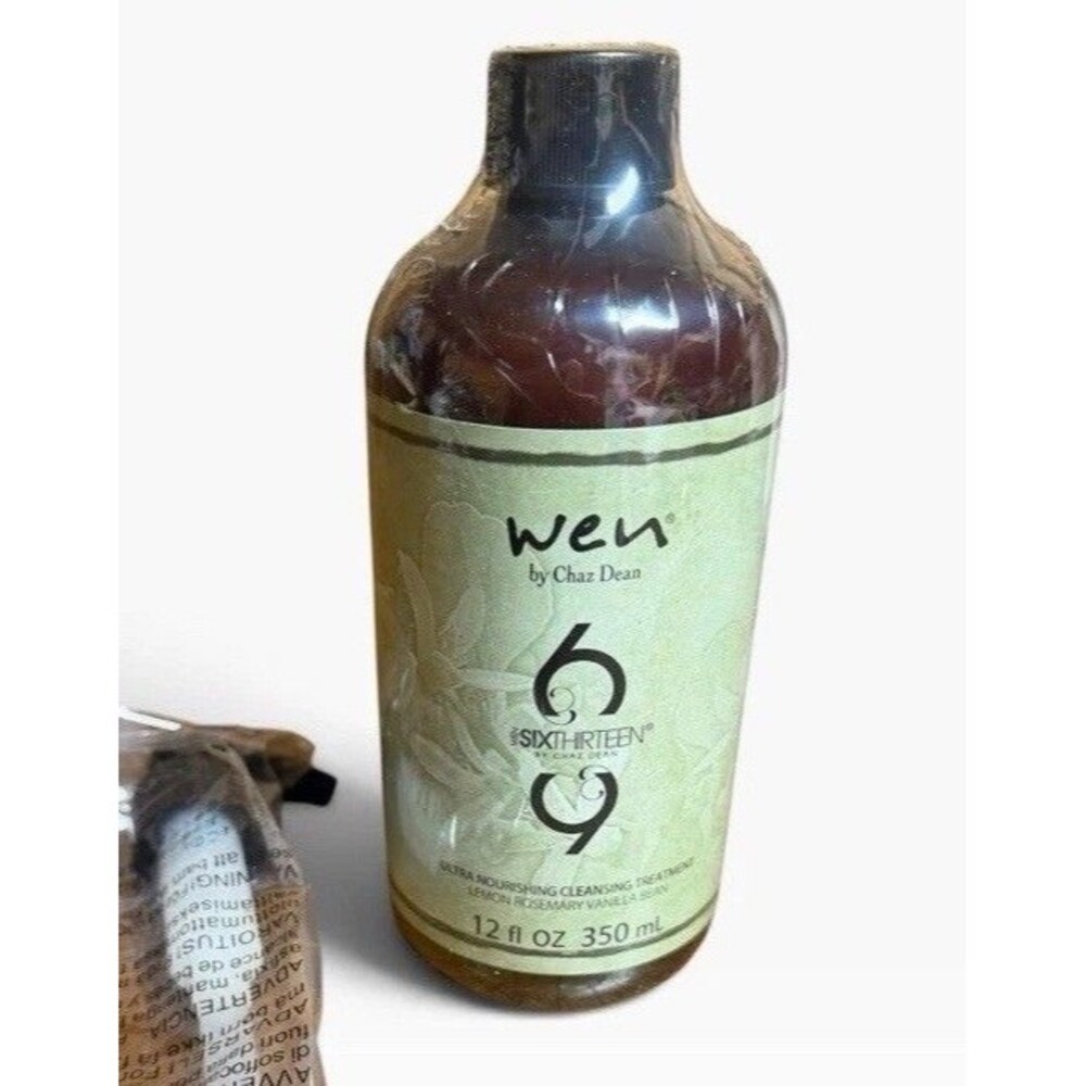 Wen Six Thirteen 12 oz Lemon Rosemary Vanilla Ultra Nourish Cleansing Treatment